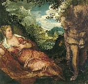 Jacopo Tintoretto Tamar und Juda oil painting reproduction
